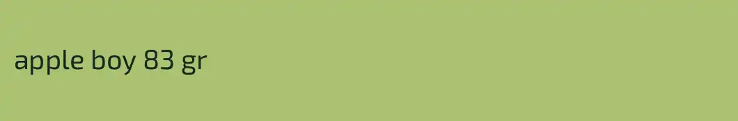 apple boy 83 gr 